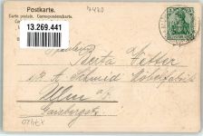 72525 W7420 Münsingen , Württ Prägedruck Barackenlager Eiche Gruss aus dem Schwabenlande