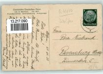 06749 O4440 Wolfen , Anh - Gasthaus Deutsches Haus Ort durch handschriftlich