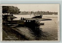 W7750 Konstanz am Start AK Wasserflugzeug 1930 Foto AK