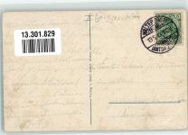 O7406 Waltersdorf b Altenburg, Thür Lausitzer Gebirge Gasthaus a.d. Lausche Berggesicht 1913 Gebrauchsspuren