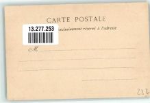 l`Affaire Sert-Boulaine Fuite Denizard Karikatur sign. Orens Motiv Frankreich 1902 Künstlerkarte