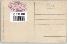 83346 W8221 Bergen , Chiemgau Künstlerkarte Hochfelln u. Hochgern
