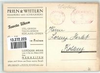 Firma Prien & Wittern Peweta Uhren Werbung Kalender Uhr