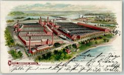 New York City Lithographie Passaic Botany worsted mills