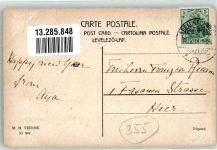 No. 304 Blasierte Hunde in Winterkleidung mit Muff und Zigarre Tiere vermenschlicht M. Munk Wien 1908 Künstlerkarte