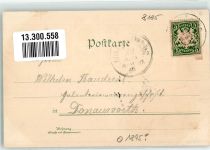 Kreuth Bad 1896 Lithographie