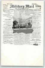 Zeitung Military Mail AK Motiv Großbritannien Gebrauchsspuren
