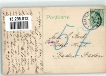79424 W7841 Auggen 1911 Gebrauchsspuren
