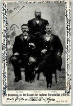 W1000 Berlin Mitte Erinnerung Burenhelden in Berlin de Wet , Delarey und Botha Buren 1902