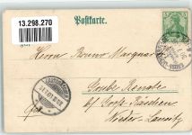 10115 W1000 Lichterfelde 1903 Gebrauchsspuren Lithographie Potsdamer Bahnhof Kreis Krankenhaus