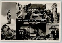 32805 W4934 Horn-Bad Meinberg - Hotel Vialon Straßenbahn Omnibus Hermanns Denkmal