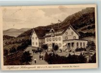 79650 W7860 Schweigmatt 1927 - Pension Ed. Klemm , Kutsche AK kleine Flecken , Eckknick