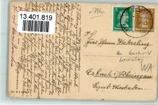 79650 W7860 Schweigmatt 1927 - Pension Ed. Klemm , Kutsche AK kleine Flecken , Eckknick