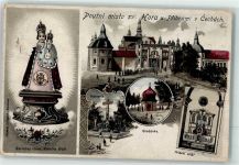 Pribram Pibrans Lithographie Hory u Pribrami Kalvarie Studanka Stribrnyoltar