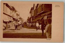 Surabaya Soerabaja Foto AK Geschäft Straße