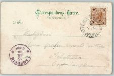 Österr. Schiffspost am Bodensee 1898 Bodenseeschiffspoststempel