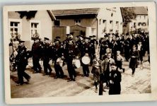69231 W6914 Rauenberg , Kraichgau Gebrauchsspuren Feuerwehr Festzug Ort handschriftlich