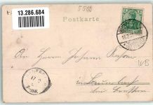 66538 W6680 Neunkirchen , Saar 1903 Gebrauchsspuren Stumm`sches Eisenwerk