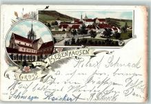 72070 W7400 Bebenhausen , Württ 1899 Lithographie