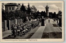 Neuhammer am Queis Swietoszow Truppenübungsüplatz Lagereingang Wasserturm Stadt mit Hakenkreuz