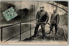 Paris Sapeurs-Pompiers de la Ville Paris - Extinction d`un Feu , Feuerwehr AK Motiv Frankreich 1907