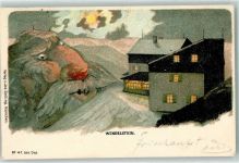 Verlag Seiling Nr. 41 Wendelstein Berggesicht 1900 Lithographie