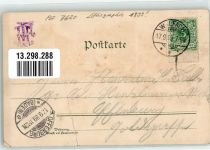77709 W7620 Wolfach 1899 Gebrauchsspuren Lithographie Bad-Hotel St. Jacobs Kapelle Ottmar Zieher