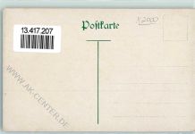 W2000 Hamburg Bundesschießen 1909 AK Schützenfest Künstlerkarte