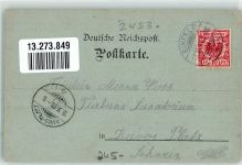 24534 W2350 Neumünster , Holst 1898 Mondschein Hotel Kaiserhof