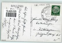 79189 W7812 Bad Krozingen - Pension Oechsner Speisezimmer Bes. V. Oechsner