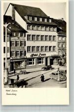 88212 W7980 Ravensburg , Württ Foto AK Hotel Lamm Kammerlichtspiele