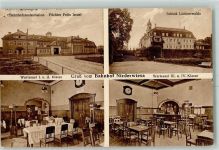 09577 O9387 Niederwiesa - Bahnhofsrestauration Pächter Felix Israel Schloss Lichtenwalde Wartesaal I. und II. Klasse Wartesaal III. und IV. Klasse