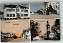77743 W7607 Altenheim , Baden - Schulhaus Hauptstraße Kirche