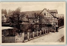 99842 O5907 Thal b Eisenach, Thür - Hotel zum Adler Emailleschild Garten