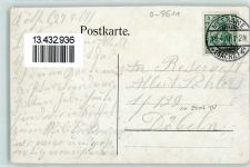08393 O9611 Köthel 1911 Lithographie Gasthaus