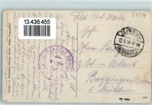 56428 W5434 Dernbach b Montabaur 1918 - Hauptstraße Feldpost WK I Vereinslazarett