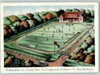 73728 W7300 Esslingen am Neckar - Turngemeinde Esslingen Fußballfeld Georgii-Haus