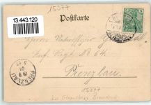 15377 O1276 Buckow , Märkische Schweiz 1901 Lithographie Marktplatz Gasthaus Schweizerhaus Poetensteig