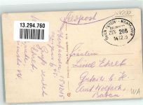 46045 W4200 Oberhausen , Rheinl 1915 - Bahnpost Cöln Hannover Zug 206 14.12.15 Städt. Sparkasse