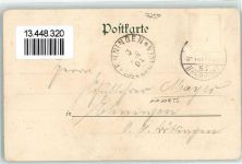 71229 W7250 Leonberg , Württ 1904 Gebrauchsspuren Kirche Eisenbahn Lok Dampf Gruss