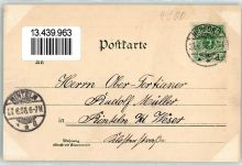 32049 W4900 Herford 1898 Lithographie Postamt Kriegerdenkmal Münster Kirche Wittekind-Denkmal