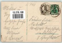 88239 W7988 Wangen im Allgäu 1916 - Bahnhofstraße