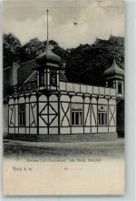39288 O3270 Burg b Magdeburg 1908 - Brehms Cafe-Restaurant Inh. Herm. Böttcher
