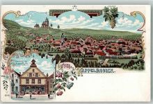 77876 W7594 Kappelrodeck Lithographie Geschäft August Roth Kirschen