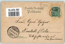 08412 O9620 Werdau , Sachs 1901 Lithographie / Mondschein Bahnhof Eisenbahn Fabrik Mond