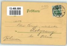 39638 O3570 Gardelegen Gebrauchsspuren Rathaus Konditorei Litographie-Mondschein