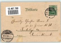79400 W7842 Kandern 1900 Lithographie Wolfsschlucht Marktplatz Tracht Bahnhof Eisenbahn