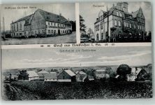 09221 O9124 Neukirchen , Erzgeb - Gasthaus Glodener Stern Sternplatz Rathaus