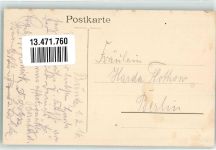 32257 W4980 Bünde 1916 - Gasthaus zur blühenden Linde Ort handschriftlich
