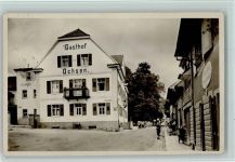79400 W7842 Kandern 1932 Foto AK Gasthof zum Ochsen